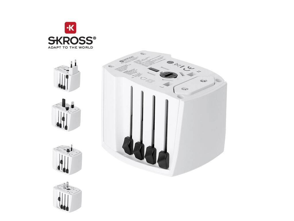 Adaptador Viaje Universal Skross MUV USB 30W PD