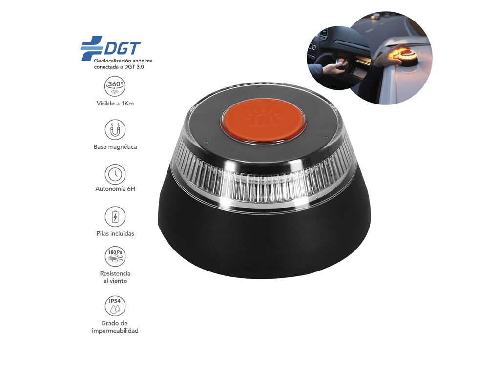 Luz Emergencia V16 Geolocalizada Kershaw